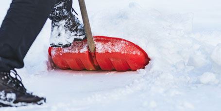 Snow shoveling